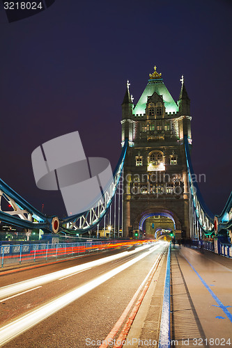 Image of Tower bridge in London, Great Britain