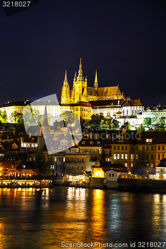 Image of Old Prague cityscape overview