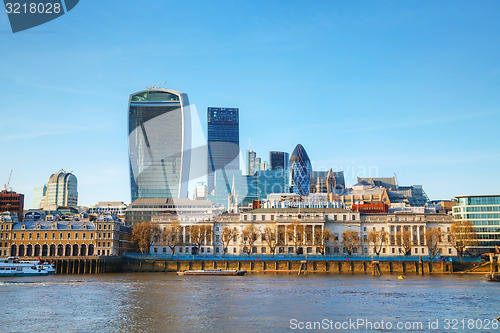 Image of Financial district of London city