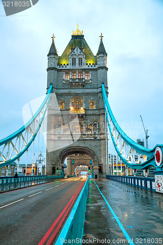 Image of Tower bridge in London, Great Britain