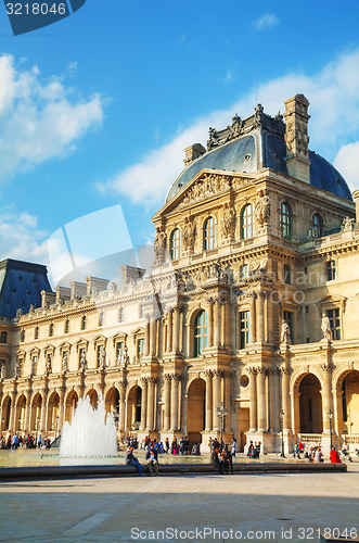 Image of The Louvre museum in Paris, France