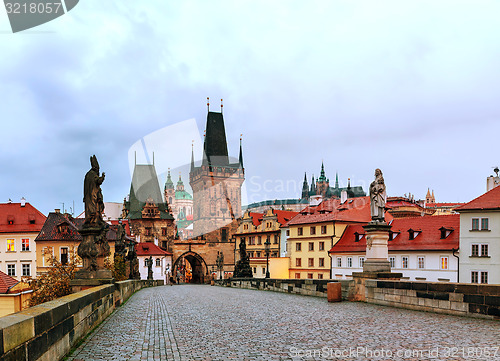 Image of The Old Town with Charles bridge in Prague