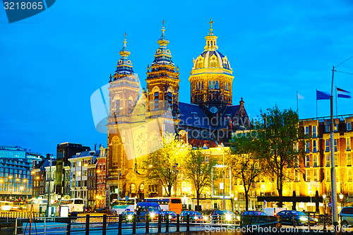 Image of The Basilica of Saint Nicholas (Sint-Nicolaasbasiliek) in Amster