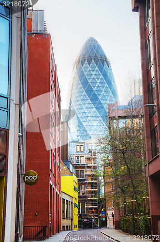 Image of 30 St Mary Axe skyscraper in London
