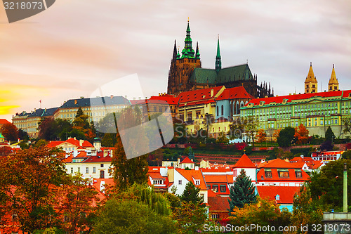 Image of The Prague castle close up