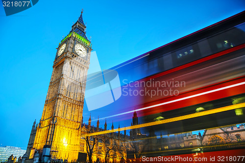 Image of Clock tower in London