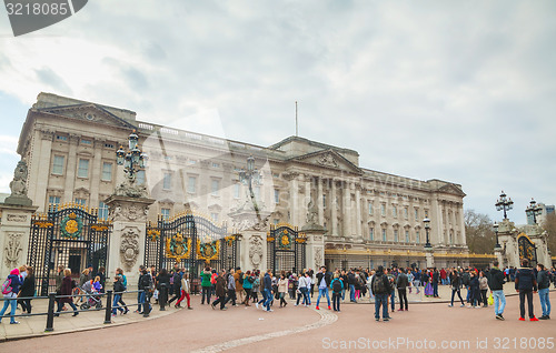 Image of Buckingham palace in London, Great Britain