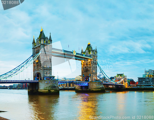 Image of Tower bridge in London, Great Britain