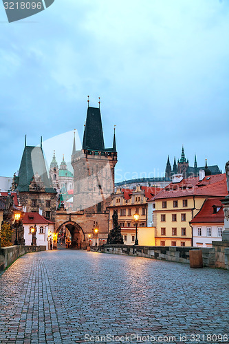 Image of The Old Town with Charles bridge in Prague