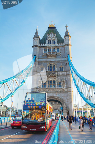 Image of Tower bridge in London, Great Britain