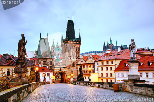 Image of The Old Town with Charles bridge in Prague