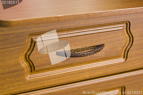 Image of Wooden furniture drawer