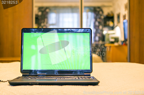 Image of Laptop in flat
