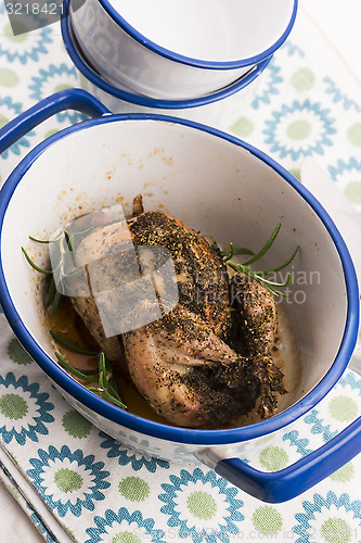 Image of Roasted quail with herbs
