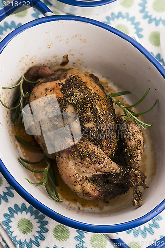 Image of Roasted quail with herbs