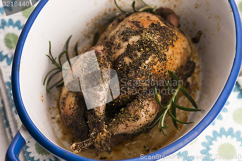 Image of Roasted quail with herbs