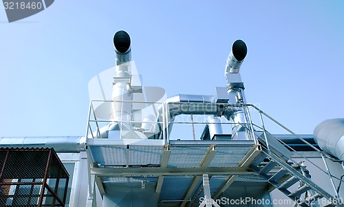 Image of Ventilation pipes of an air condition