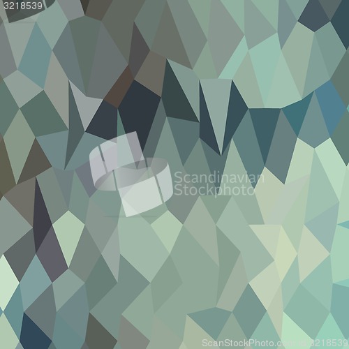 Image of Egyptian Blue Terraces Abstract Low Polygon Background