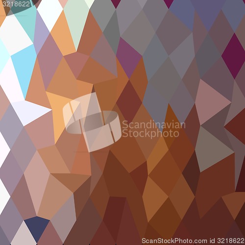 Image of Cocoa Brown Abstract Low Polygon Background