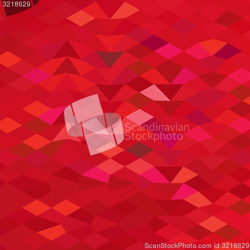 Image of Imperial Red Abstract Low Polygon Background