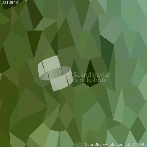 Image of Tea Green Abstract Low Polygon Background