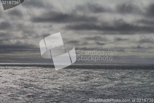 Image of cold waves of the Arctic ocean