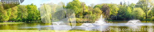 Image of Panoramic view on park