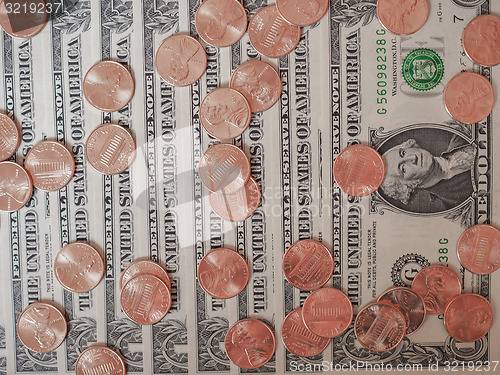 Image of Dollar coins and notes