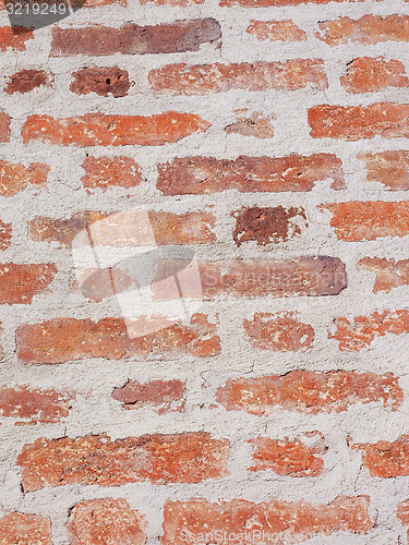 Image of Retro look Red bricks background