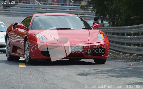 Image of Red, Italian sports car