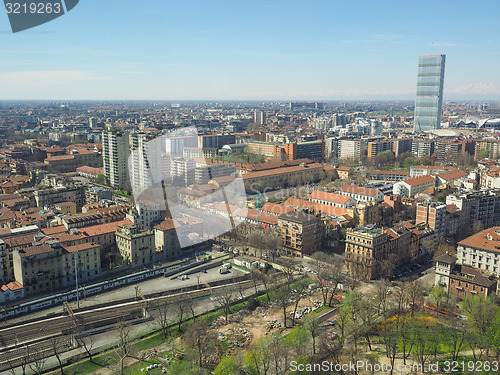 Image of Milan aerial view