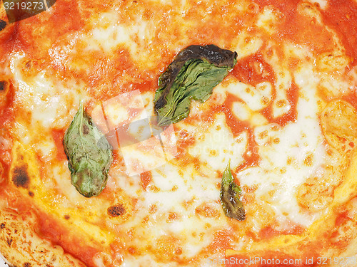 Image of Margherita pizza background