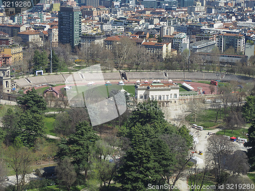 Image of Milan aerial view