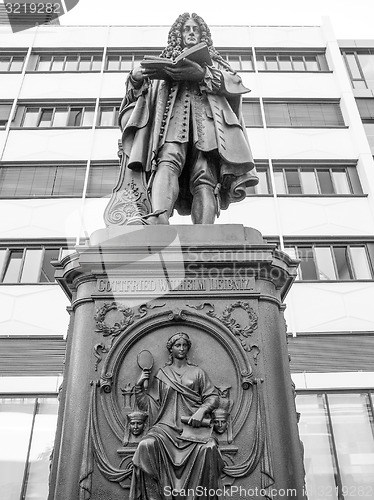 Image of  Leibniz Denkmal Leipzig 