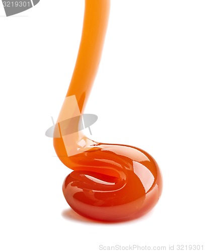 Image of pouring caramel