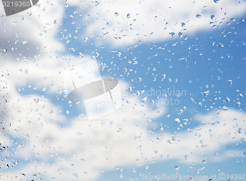 Image of rain drops