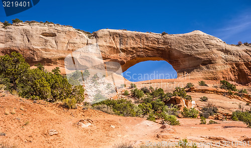 Image of wildon arch in utah