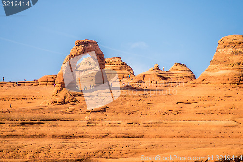 Image of Arches National Park  Moab  Utah  USA