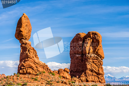 Image of Arches National Park  Moab  Utah  USA