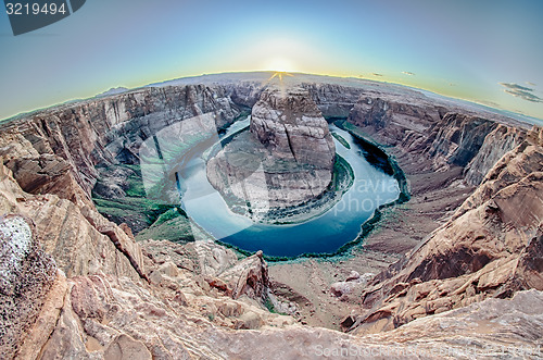 Image of Sunset at the Horseshoe Band - Grand Canyon