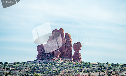 Image of Arches National Park  Moab  Utah  USA