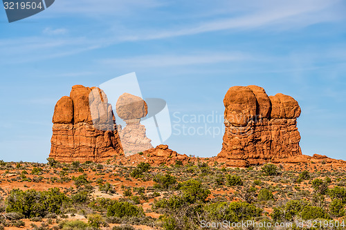 Image of Arches National Park  Moab  Utah  USA