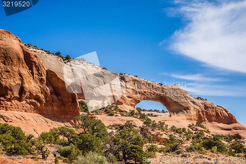 Image of wildon arch in utah