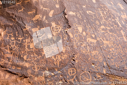 Image of Petroglyphs at Newspaper Rock State Historic Monument in Utah Un