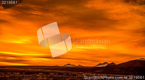 Image of sunrise over colorado rocky mountains