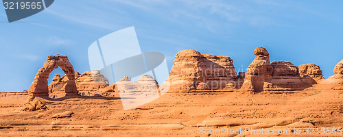 Image of Arches National Park  Moab  Utah  USA