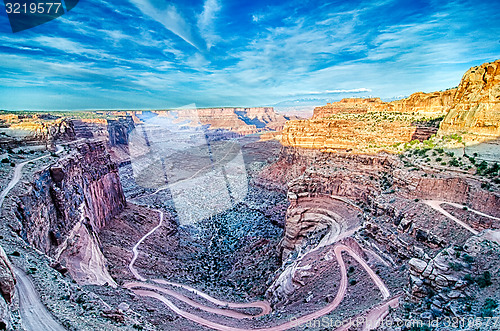 Image of white rim road - Canyonlands National park Utah