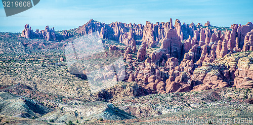 Image of Arches National Park  Moab  Utah  USA