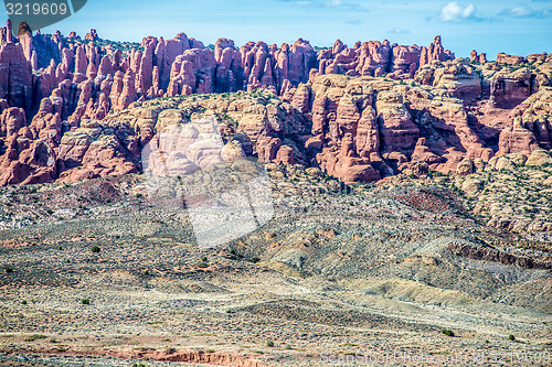 Image of Arches National Park  Moab  Utah  USA