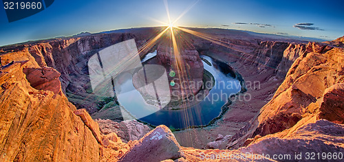 Image of Sunset at the Horseshoe Band - Grand Canyon